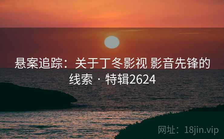 悬案追踪：关于丁冬影视 影音先锋的线索 · 特辑2624