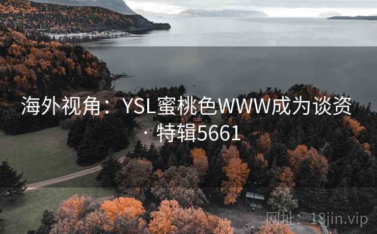 海外视角：YSL蜜桃色WWW成为谈资 · 特辑5661